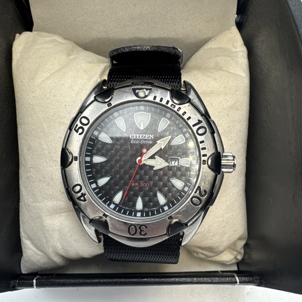 Citizen Eco-Drive E168-K006694 WR300 Promaster Diver Men's Watch NATO Dive Strap